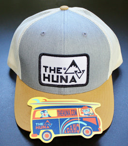 TheHuna Adventure Surf Wagon Bus Sticker