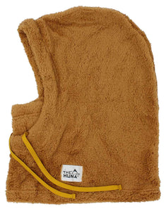 Golden Brown - Fuzzy Fleece Helmet Hoodie