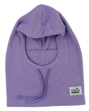 Purple - Normal Fleece Helmet Hoodie